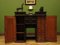 Antique Black Collectors Cabinet Desk, 1890s, Image 5