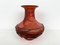 Red Murano Glass Vase from by Ermanno Nason, Italy, 1970s, Image 3