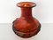 Rote Vase aus Muranoglas von Ermanno Nason, Italien, 1970er 6