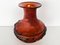 Red Murano Glass Vase from by Ermanno Nason, Italy, 1970s, Image 7