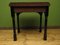 Antique Gothic Ebonized Black Console Table with Drawer 11