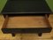 Antique Gothic Ebonized Black Console Table with Drawer 14