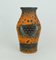 Vase Fat Lava Vintage Orange Marron Modèle No. 560/20 de Ü-Keramik 4