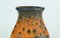 Vintage Fat Lava Vase in Orange Brown Model No. 560/20 from Ü-Keramik, Image 7