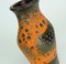 Vase Fat Lava Vintage Orange Marron Modèle No. 560/20 de Ü-Keramik 5