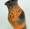 Vintage Fat Lava Vase in Orange Brown Model No. 560/20 from Ü-Keramik 5