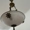 Lámpara Plafonnier sueca Mid-Century de latón y vidrio esmerilado, Imagen 10