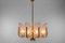 Large 10-Light Chandelier in the Style of Carl Fagerlund for Orrefors, 1960s 4