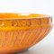 Belgian Orange Ceramic Bowl from Keramar, 1970s 2