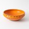 Belgian Orange Ceramic Bowl from Keramar, 1970s 5