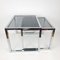 Chrome and Glass Nesting Tables, 1970s, Set of 2 2