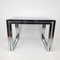 Chrome and Glass Nesting Tables, 1970s, Set of 2 4