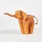 Elefante piccolo in pelle color cognac di DERU Germany, Immagine 1