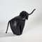 Elefante piccolo in pelle nera di DERU Germany, Immagine 3