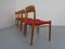 Dänische Modell 75 Stühle aus Eiche von Niels Otto Møller für JL Møllers, 4er Set, 1960er 8