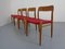 Danish Oak Model 75 Chairs by Niels Otto Møller for J.L. Møllers, Set of 4, 1960s 5