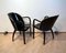 Art Deco Armchairs in Black Lacquered Metal, France, 1930s, Set of 2, Image 4