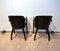 Art Deco Armchairs in Black Lacquered Metal, France, 1930s, Set of 2, Image 6