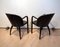 Art Deco Armchairs in Black Lacquered Metal, France, 1930s, Set of 2 5