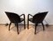 Art Deco Armchairs in Black Lacquered Metal, France, 1930s, Set of 2, Image 5