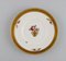 Piatti da torta Royal Copenhagen dorati in porcellana dipinta a mano, anni '30, set di 12, Immagine 2
