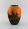 Ipsens Denmark Vase in Glazed Ceramics, Hand-Painted Landscape, 1930s 2