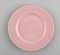 Arabia Plates in Pink Glazed Porcelain, Mid-20th Century, Set of 5 2