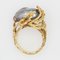 Naturalist Grey Baroque Pearl 18 Karat Yellow Gold Ring. 1970s 16