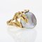 Naturalist Grey Baroque Pearl 18 Karat Yellow Gold Ring. 1970s 12