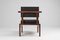 Executive Chairs in Black Leather attributed to Wim Den Boon, 1950s, Image 6