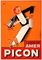 Poster pubblicitario di Severo Pozzati per Amer Picon, Francia, anni '30, Immagine 1