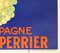 French Champagne Advertising Poster by Joseph Stall for Joseph Perrier, 1930s, Image 8