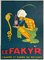 Poster pubblicitario di Michel Liebeaux per Le Fakyr, Francia, anni '20, Immagine 1