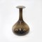 Vase Vintage en Verre Marron, 1960s 1