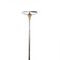 Chromed Metal and Brass Ministerial Floor Lamp from Drummond, 1970s 2