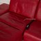Red Leather Planopoly Corner Sofa from Himolla 6