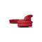 Red Leather Planopoly Corner Sofa from Himolla 10