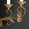 Brass Wall Lamps, Italy, 20th Century, Set of 2 4