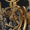 Lampadario in metallo dorato, Italia, XX secolo, Immagine 6