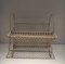 White Lacquered Metal and Perforated Metal Rack by Mathieu Matégot, 1950s 3