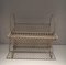White Lacquered Metal and Perforated Metal Rack by Mathieu Matégot, 1950s, Image 3