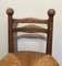 French Brutalist Dining Chairs by Charles Dudouyt, 1960s, Set of 4 10