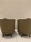 Swedish Lounge Chairs Upholstered in Linen, 1920s, Set of 2 5