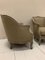 Swedish Lounge Chairs Upholstered in Linen, 1920s, Set of 2, Image 4