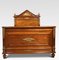 Empire Doppelbett aus Mahagoni, 1890er 1