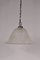 Lámpara colgante italiana de cristal de Murano con detalles de latón, años 60, Imagen 7