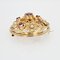 18 Karat 20th Century French Garnet Fine Pearl Yellow Gold Brooch, 1890s 7