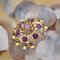 18 Karat 20th Century French Garnet Yellow Gold Brooch, 1890s 8