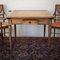 Vintage Games Table with Matching Bergere Chairs, Set of 5, Image 7