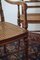 Vintage Games Table with Matching Bergere Chairs, Set of 5, Image 19